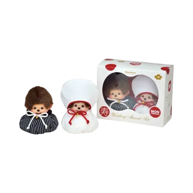Sekiguchi Monchhichi Wedding Mascot Set (Japanese Style)
