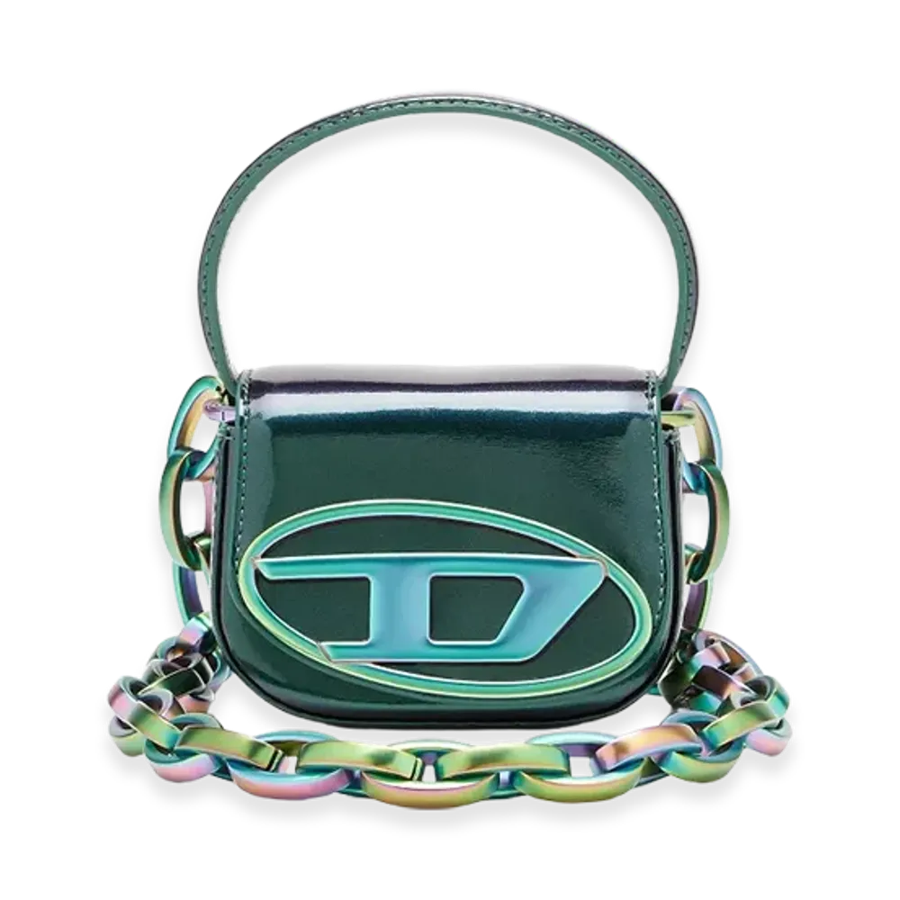 Diesel 1Dr XS 1Dr XS-Iconic Iridescent Mini Bag "Green Blue"