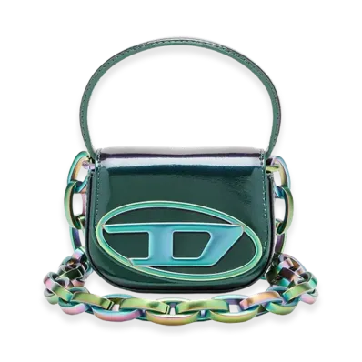 Diesel 1Dr XS 1Dr XS-Iconic Iridescent Mini Bag "Green Blue"