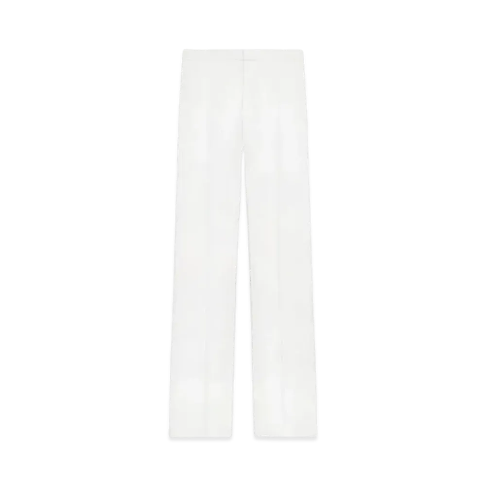 GIVENCHY Tailored Pants In Wool And Mohair "White"