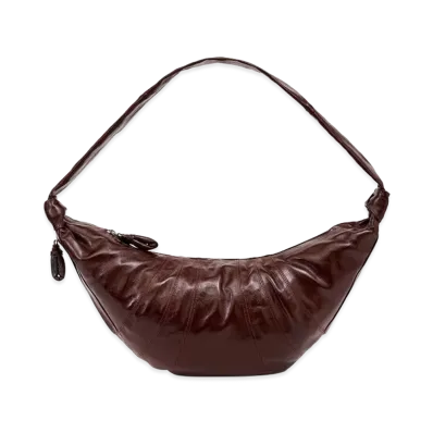 LEMAIRE Women's Large Croissant Shoulder Bag "Brown"
