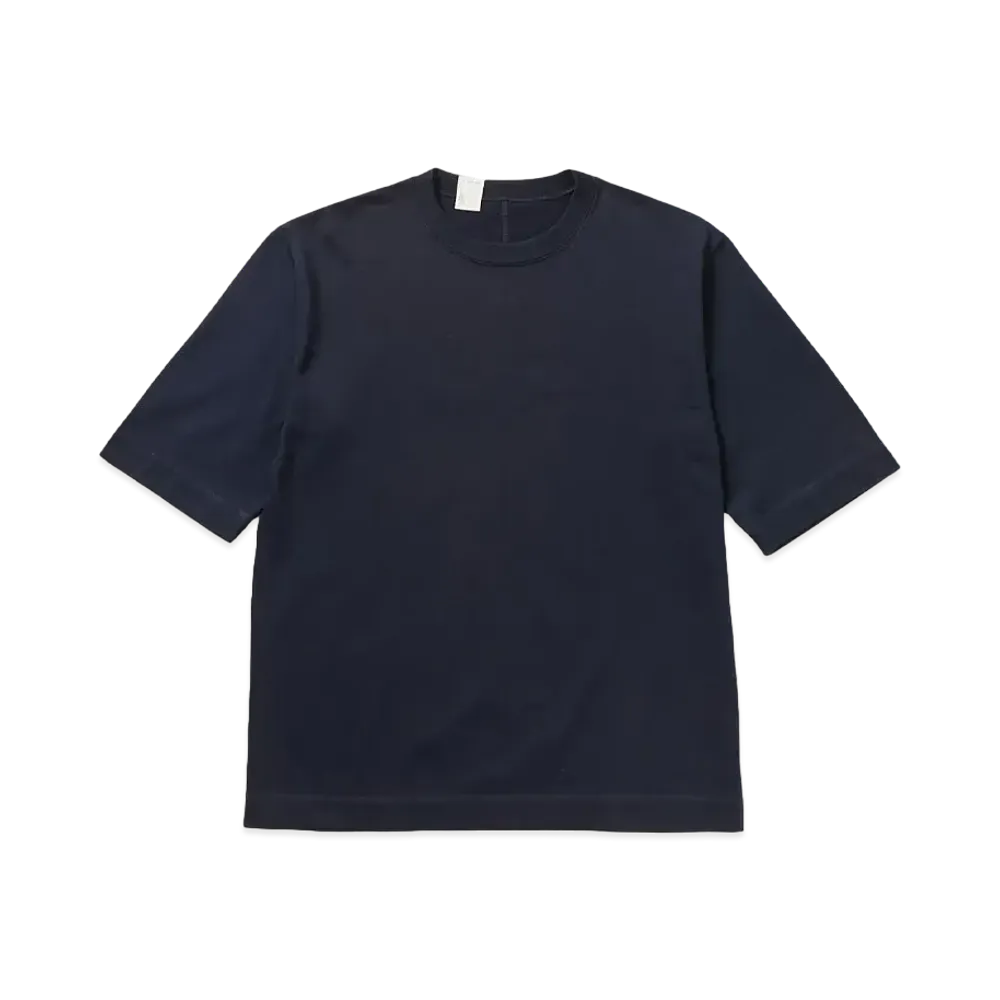 N.HOOLYWOOD Crew Neck Half Sleeve "Navy"