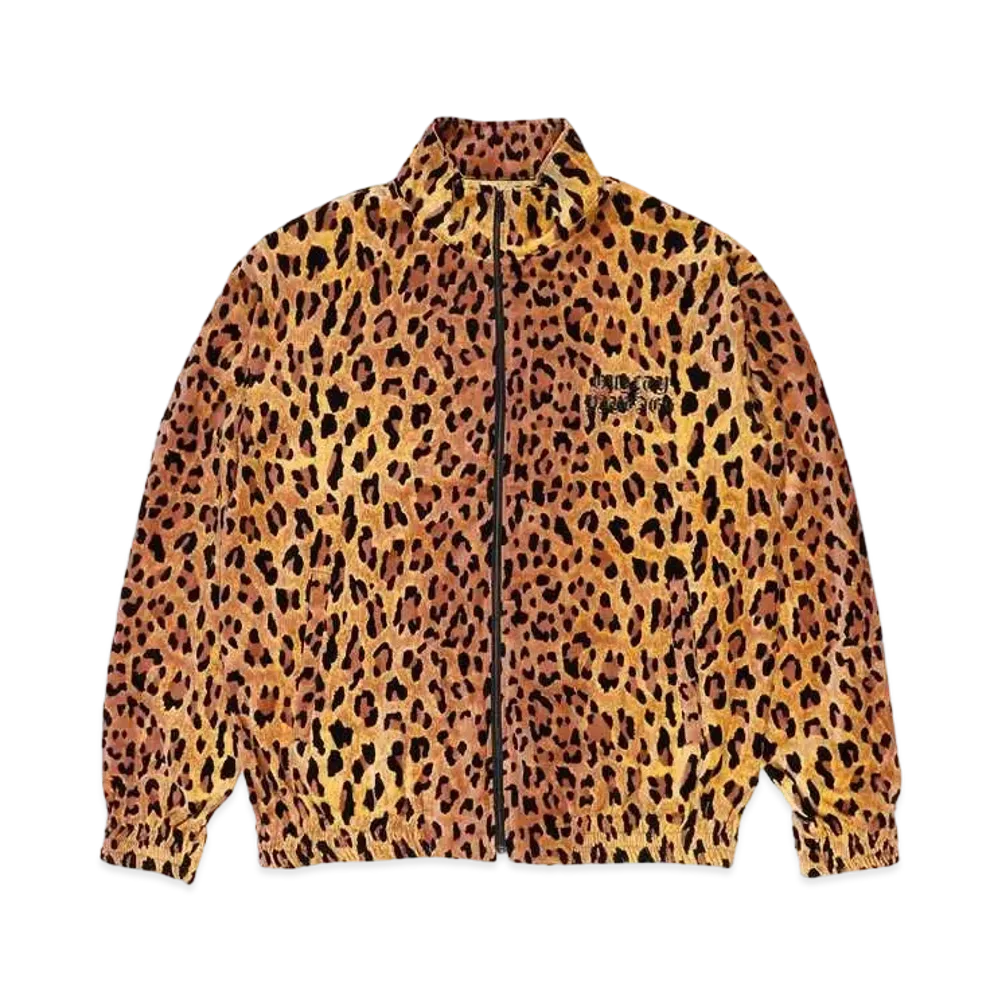 WACKO MARIA Velvet Track Jacket "Leopard 1"