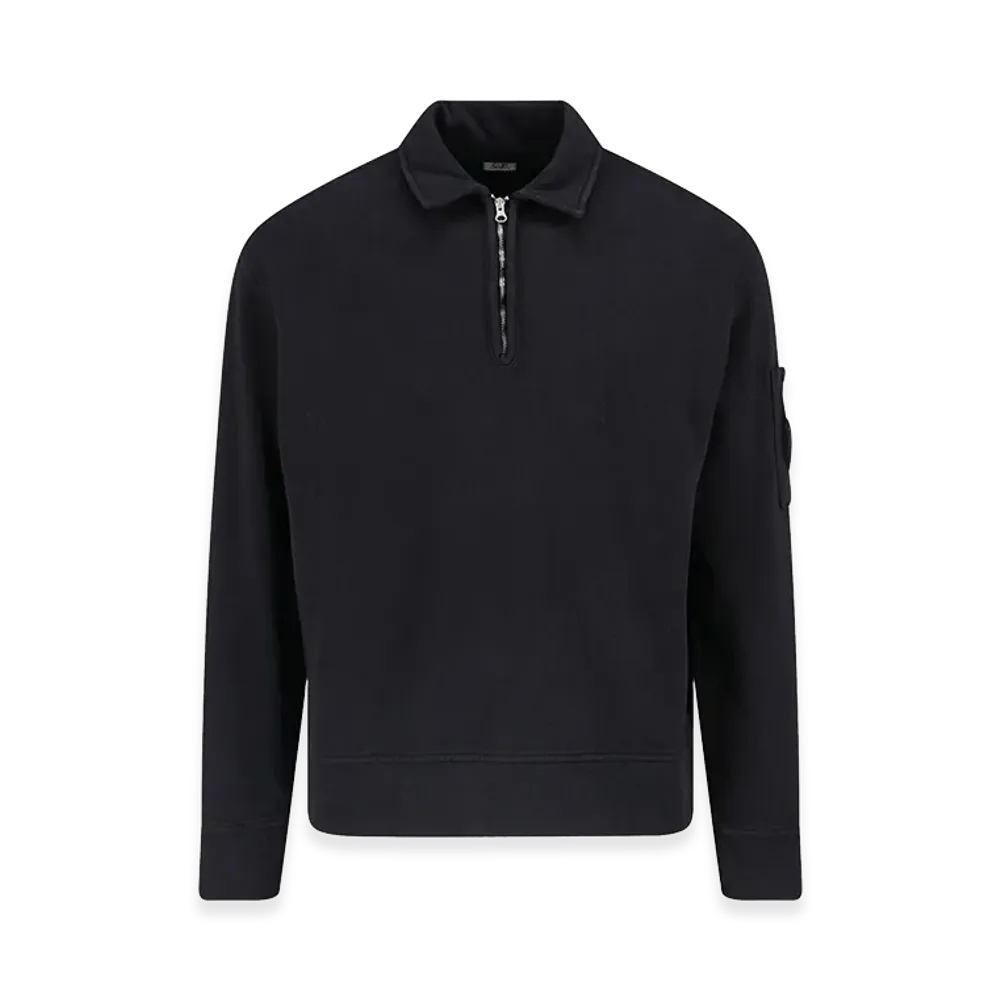 C.P. Company Zip Sweatshirt "Black"
