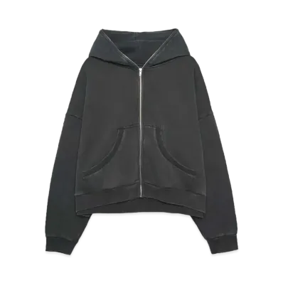 Entire Studios ETERNAL ZIP "WASHED BLACK"