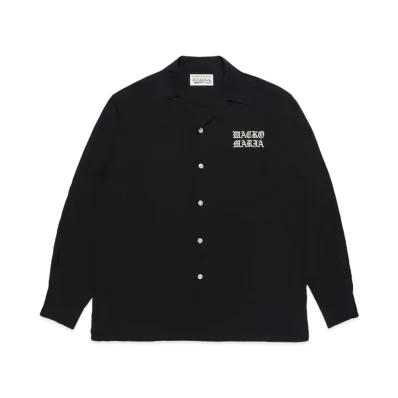 WACKO MARIA 50's Shirt #1 "Black"