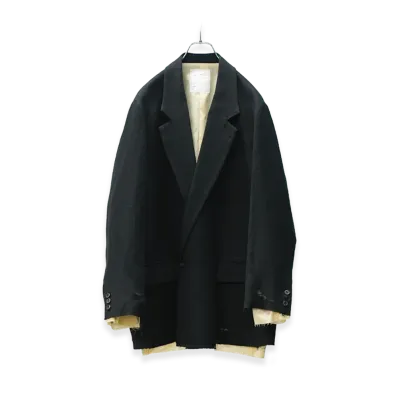 ANCELLM Eden Tailored Jacket C "Black/Yellow"