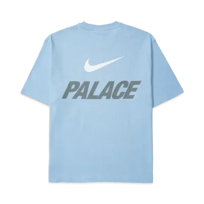 PALACE x Nike Font Swoosh T-Shirt "Sky Blue"