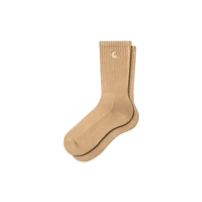 Carhartt WIP Hudson Socks "Peanut(Chalk Wash)"