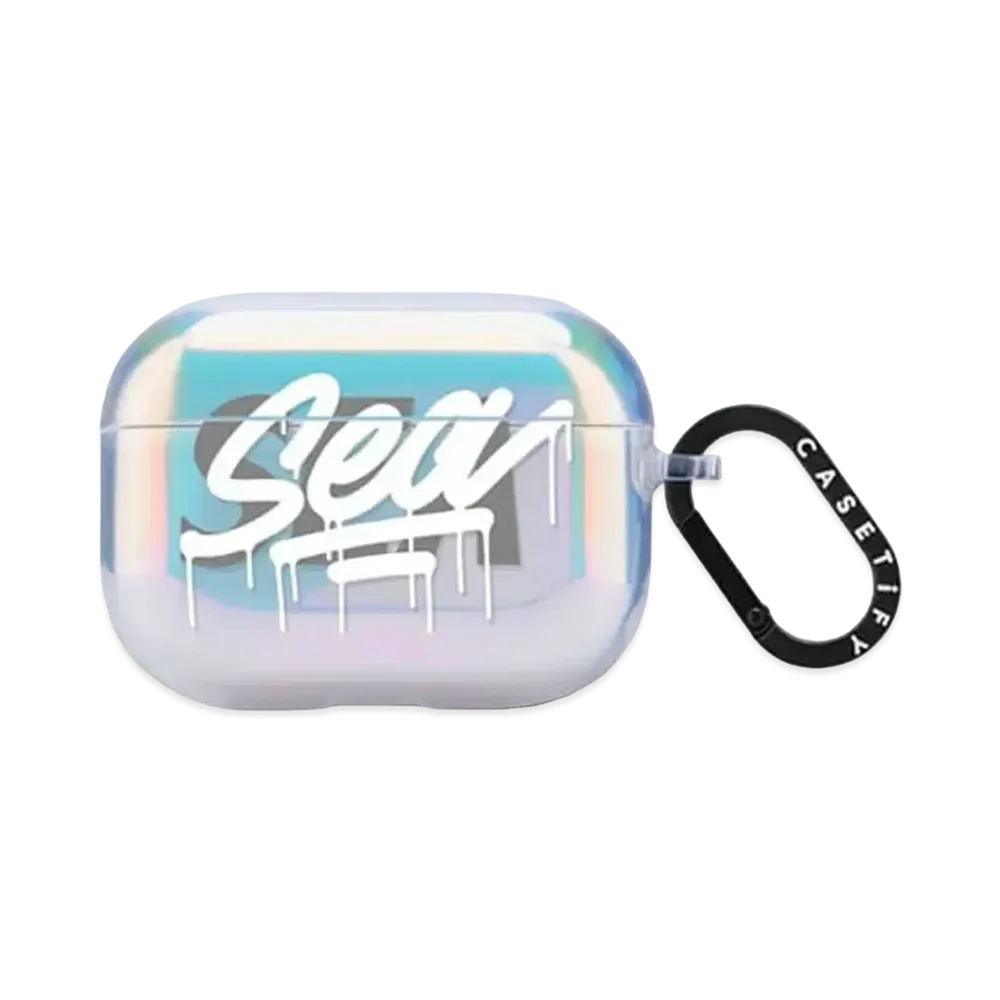 WIND AND SEA x CASETIFY x it's a living LOGO TPU Air Pods Pro Case "Aurora"