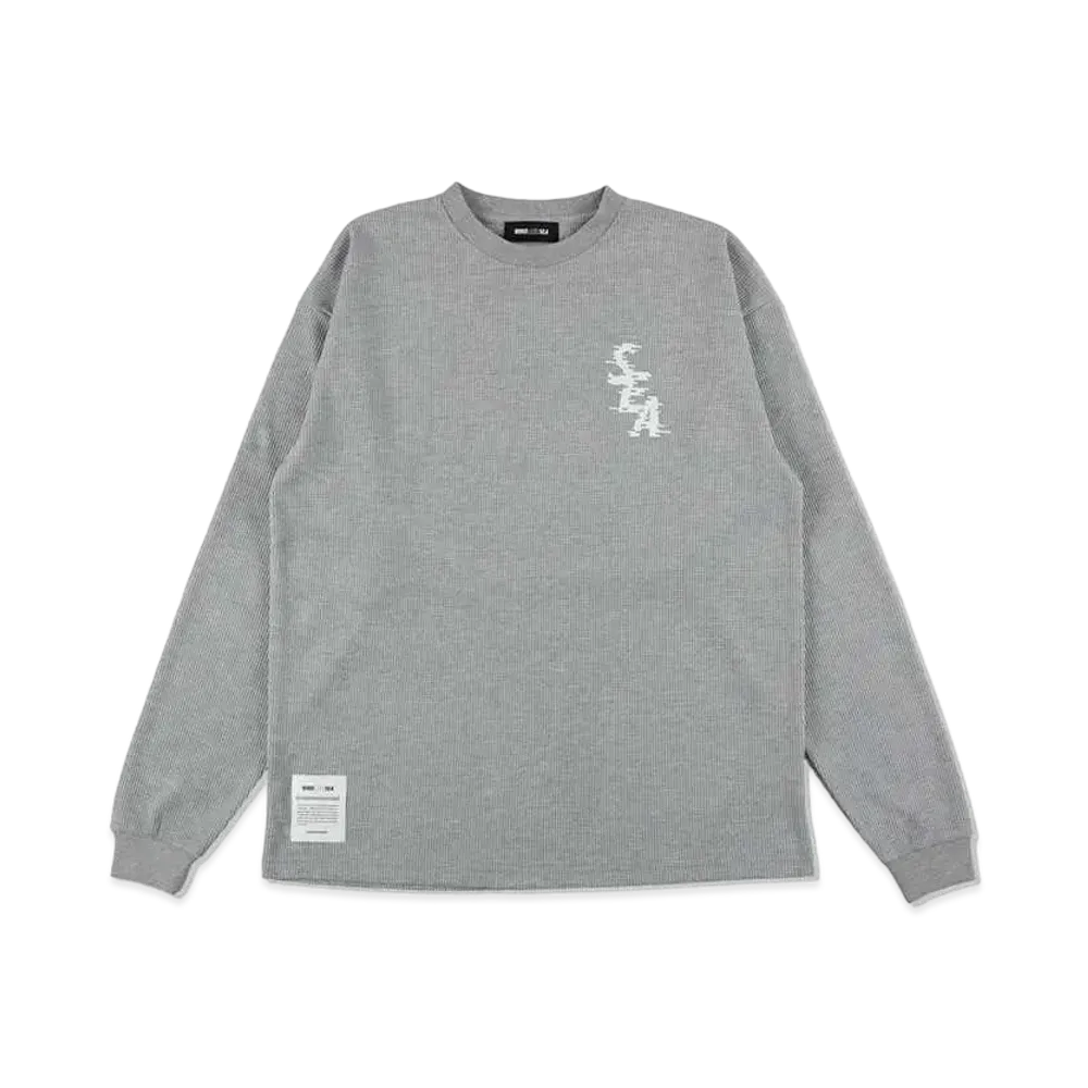 WIND AND SEA Glitch Thermal Tops "Gray"
