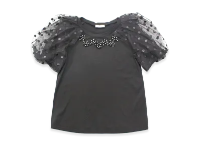 Max Mara Women's Shine Puff Sleeve Top "Black"