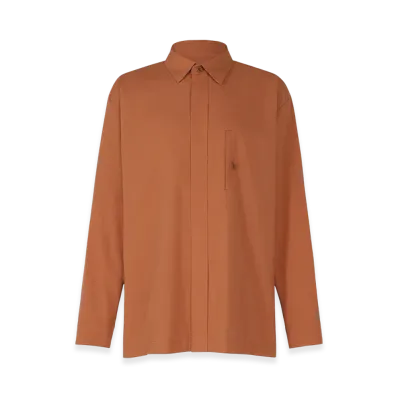 IM MEN White Shirt "Terracotta"
