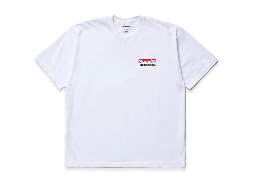 NEIGHBORHOOD x M&M . Tee SS-1 "White"
