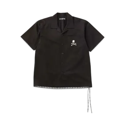 mastermind WORLD Masterseed Satin SS Shirt "Black"