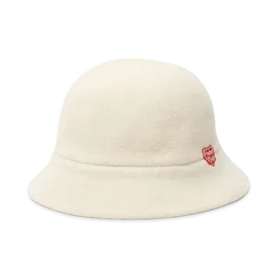 HUMAN MADE Knit Bucket Hat "White"