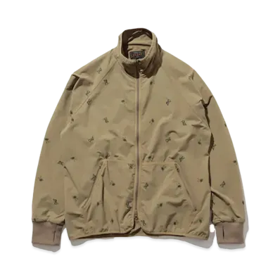 END. x Clarks Originals x BEAMS PLUS Mil Jersey Fleece Ski Trek Man Print "Maple"