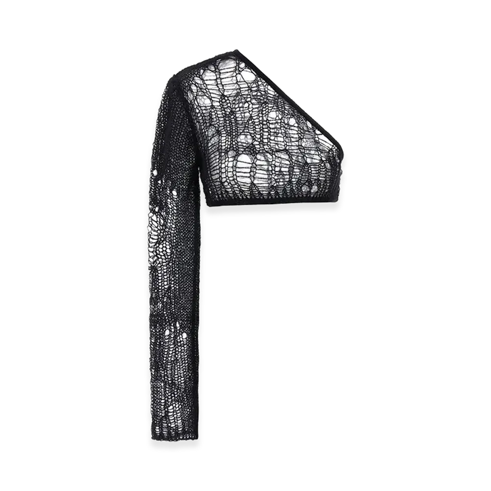 Rick Owens Women's Spider Ziggy' Top "Black"