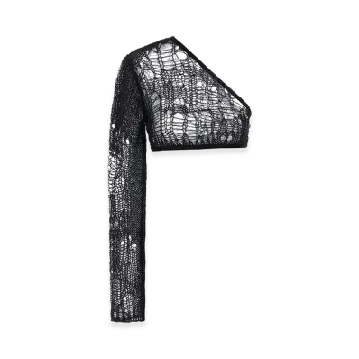 Rick Owens Women's Spider Ziggy' Top "Black"