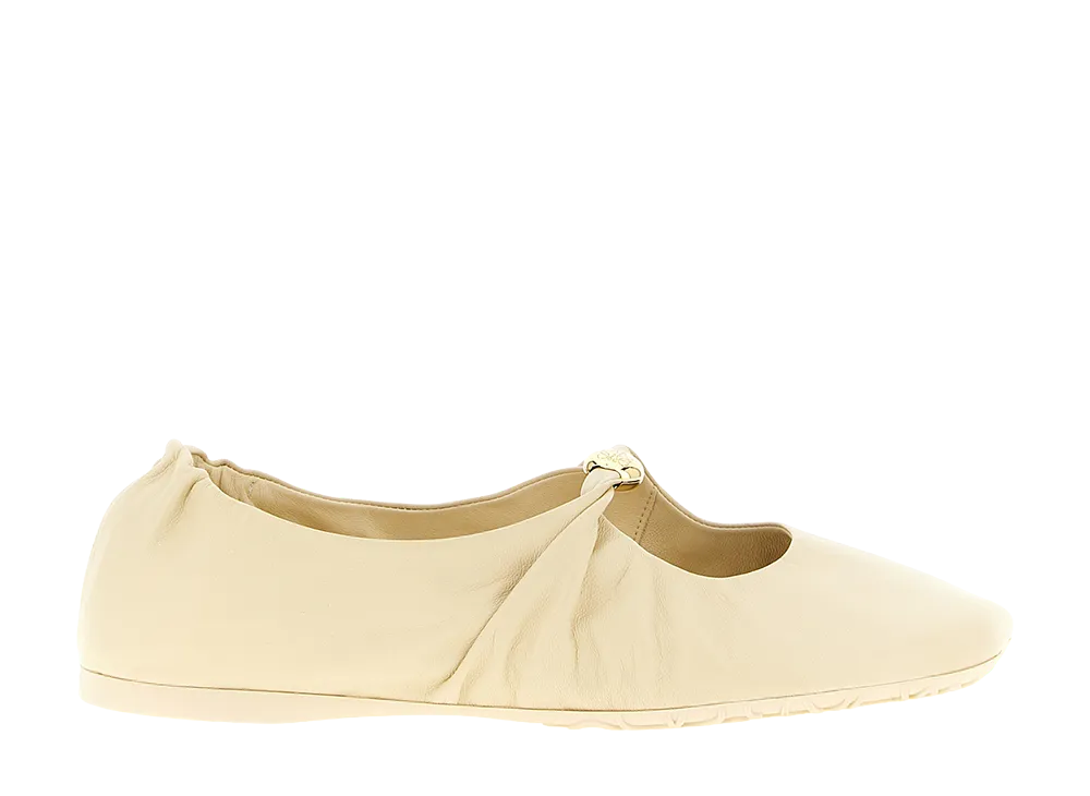 LOEWE Women's Pebble Soft Ballet Flats "Yellow"