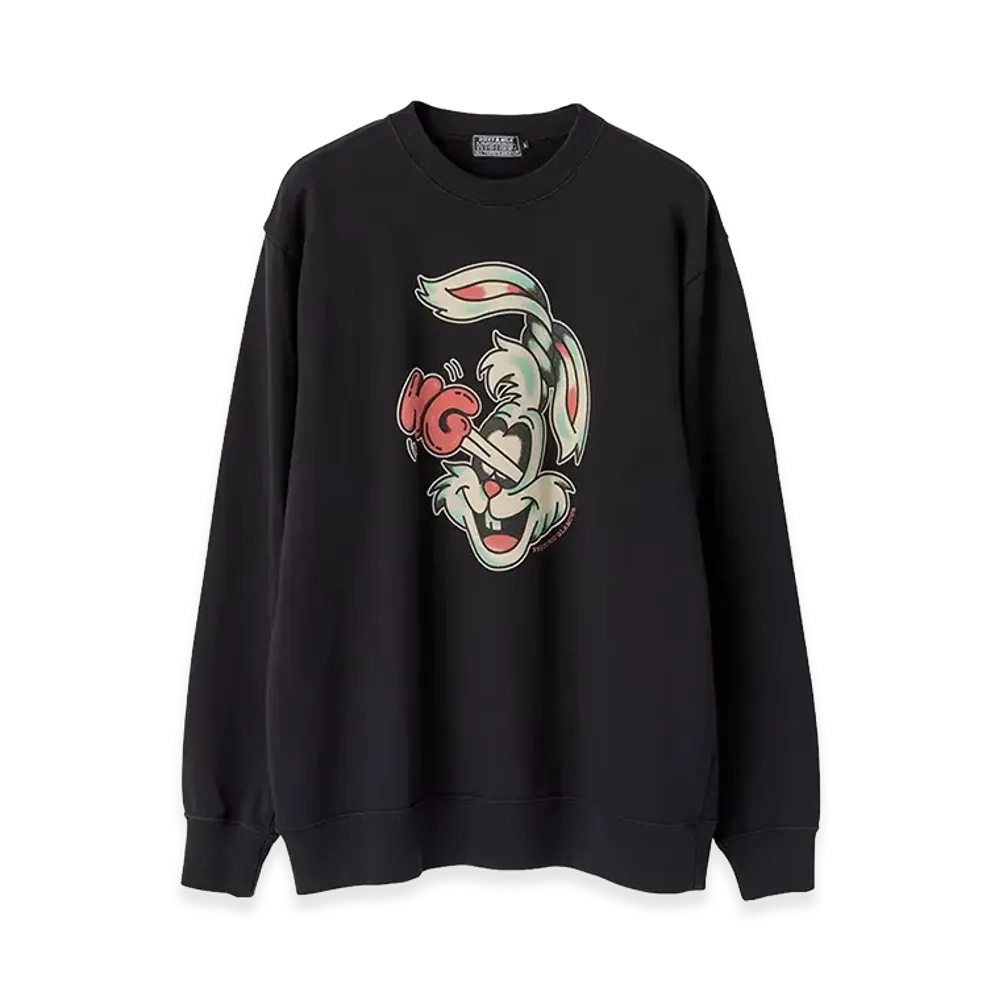 HYSTERIC GLAMOUR LUCUA OSAKA Limited HG Rabbit Sweatshirt "Black"