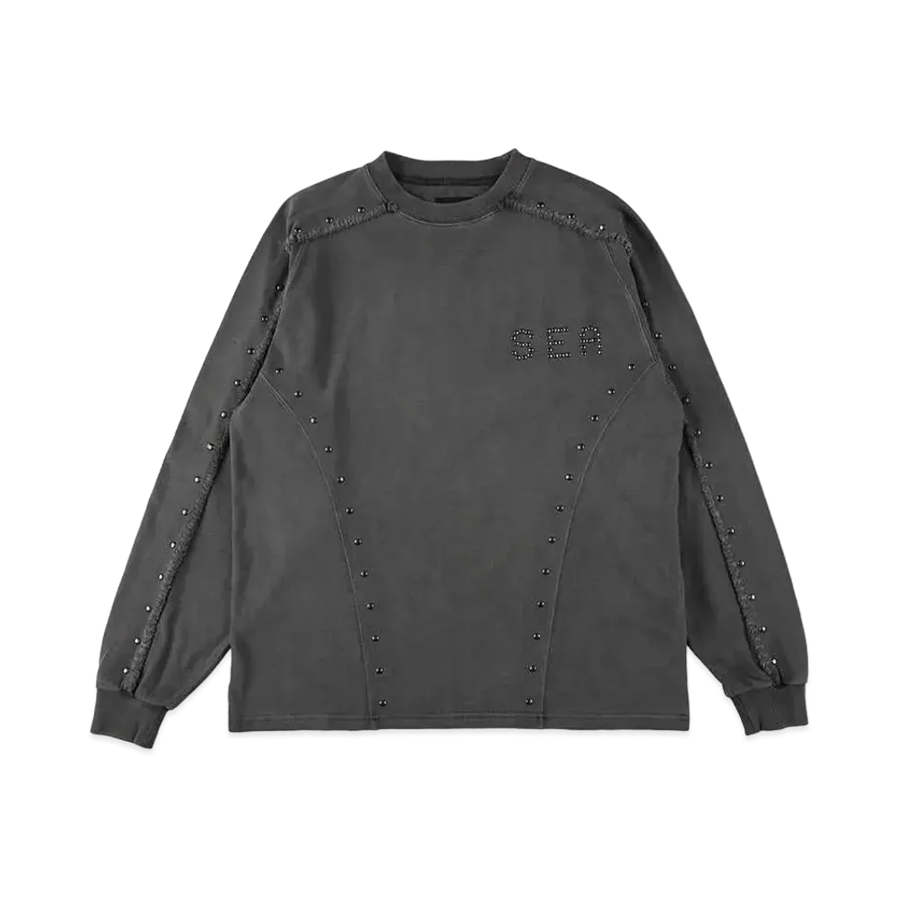 WIND AND SEA Sulfer Acid Studs C-off L/S Top "Chacoal"