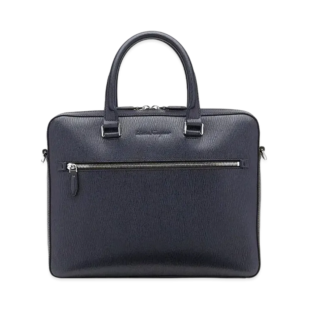 Salvatore Ferragamo Briefcase "Deep Ocean"