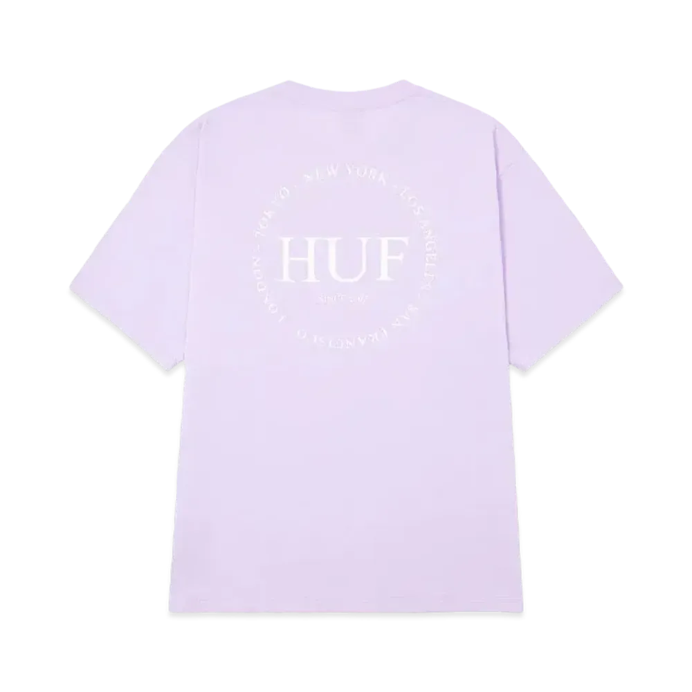 HUF Summer Splash Collection Fine Print Tee "Lavender"