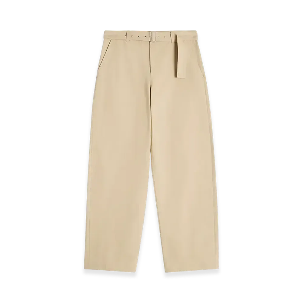 Maison Kitsune Belted Pants "Cork"