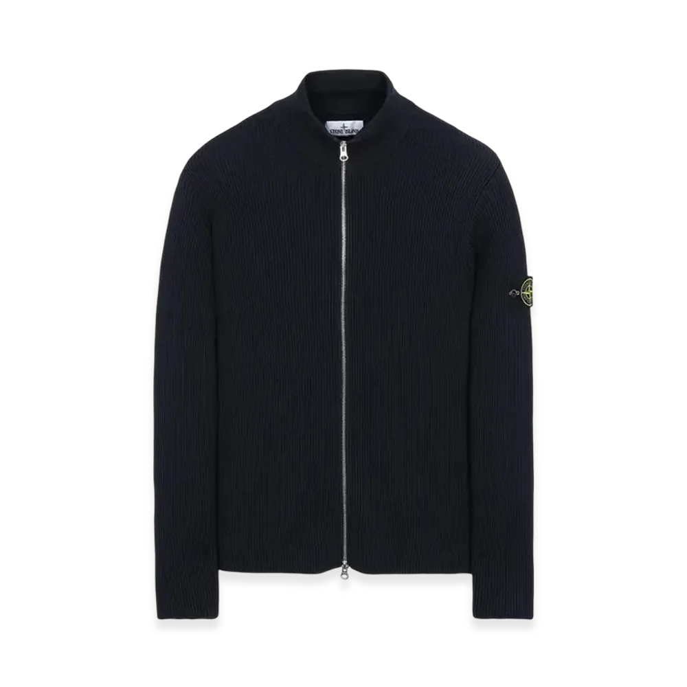 Stone Island 549D8 Zip Sweater - 21SS "Navy Blue"