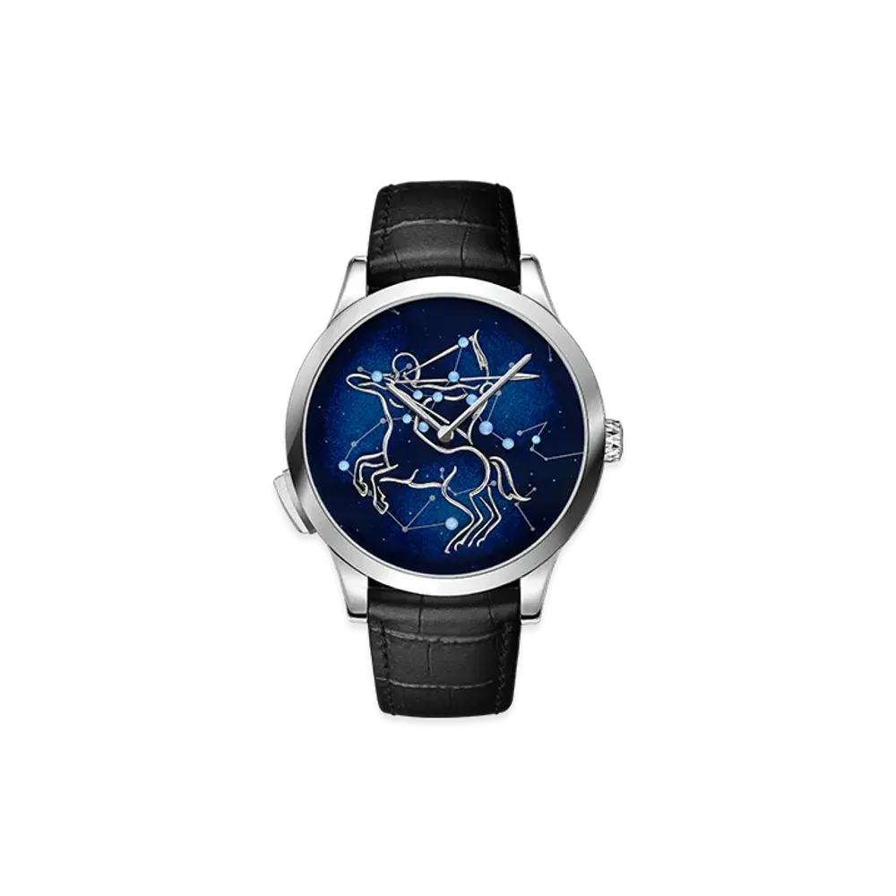 Van Cleef & Arpels Midnight Zodiaque Lumineux Sagittarii Sagittarius watch "18K White gold"