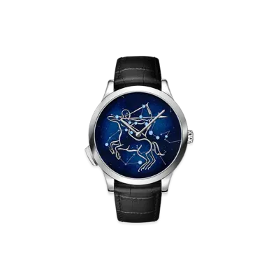 Van Cleef & Arpels Midnight Zodiaque Lumineux Sagittarii Sagittarius watch "18K White gold"