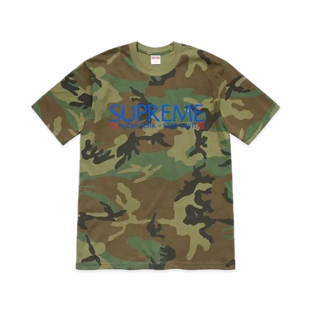 Supreme Nuova York Tee "Woodland Camo"
