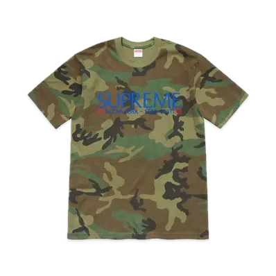 Supreme Nuova York Tee "Woodland Camo"