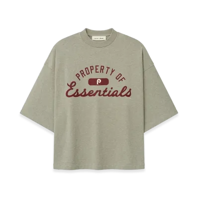 FEAR OF GOD ESSENTIALS Phillies Merch Tee "Seal Heather"