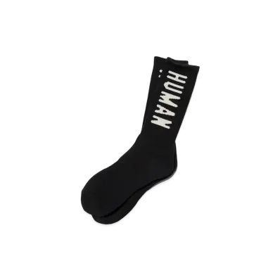 HUMAN MADE HM Logo Socks "Black" HM27GD058