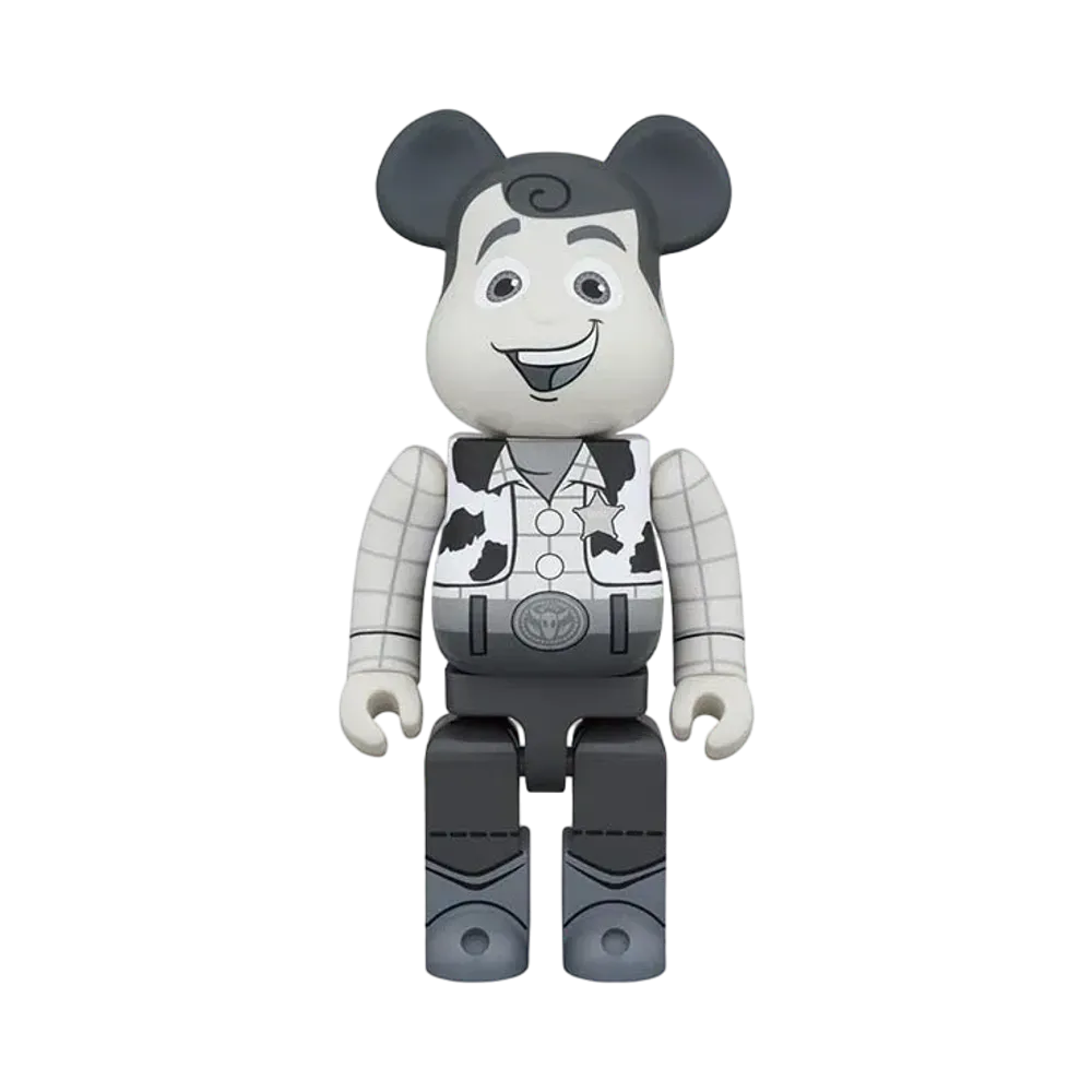 Bearbrick WOODY B&W Ver. 1000%
