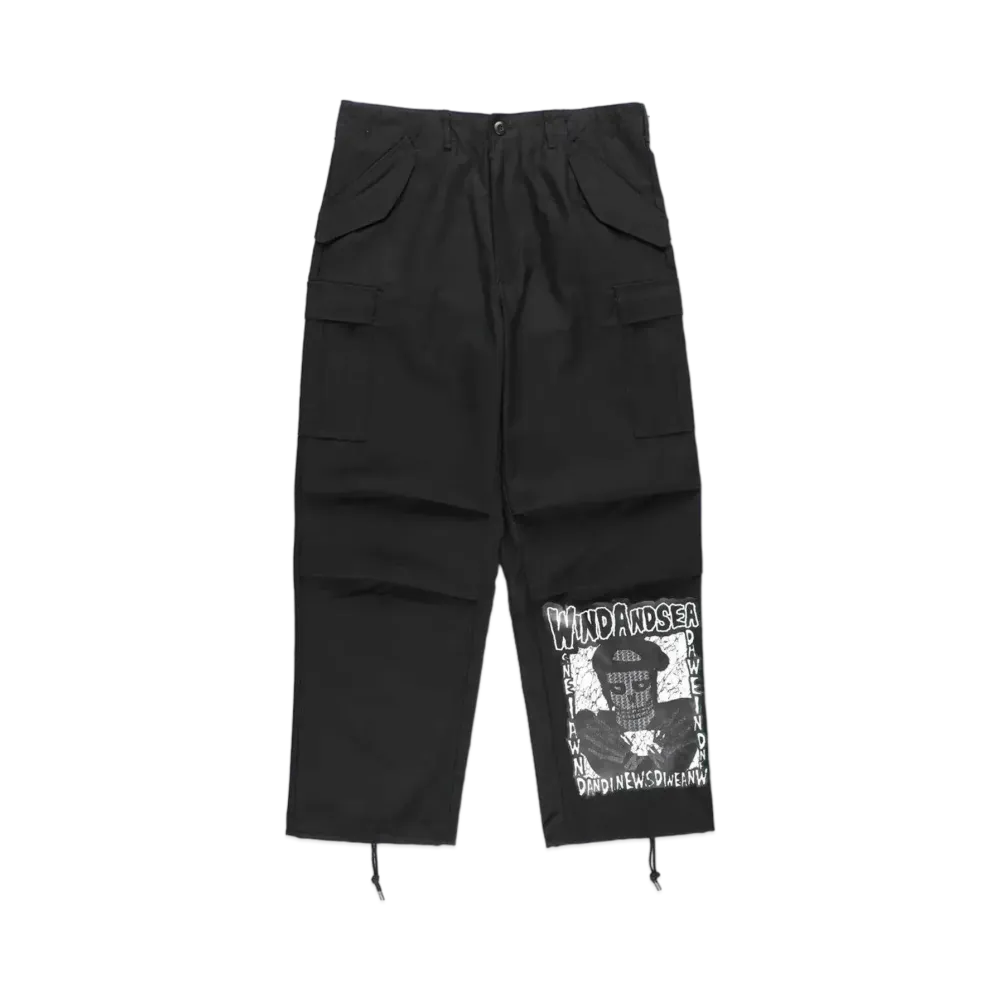 WIND AND SEA Thrash Heritage Nightmare M-65 Pants "Black"