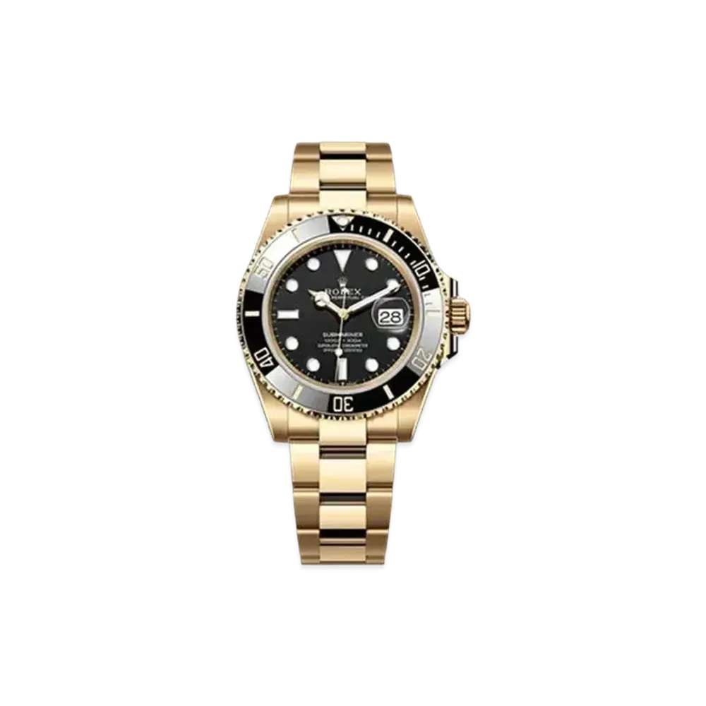 ROLEX Submariner Oyster Perpetual Date 41mm "18ct Yellow Gold/Black" 126618LN