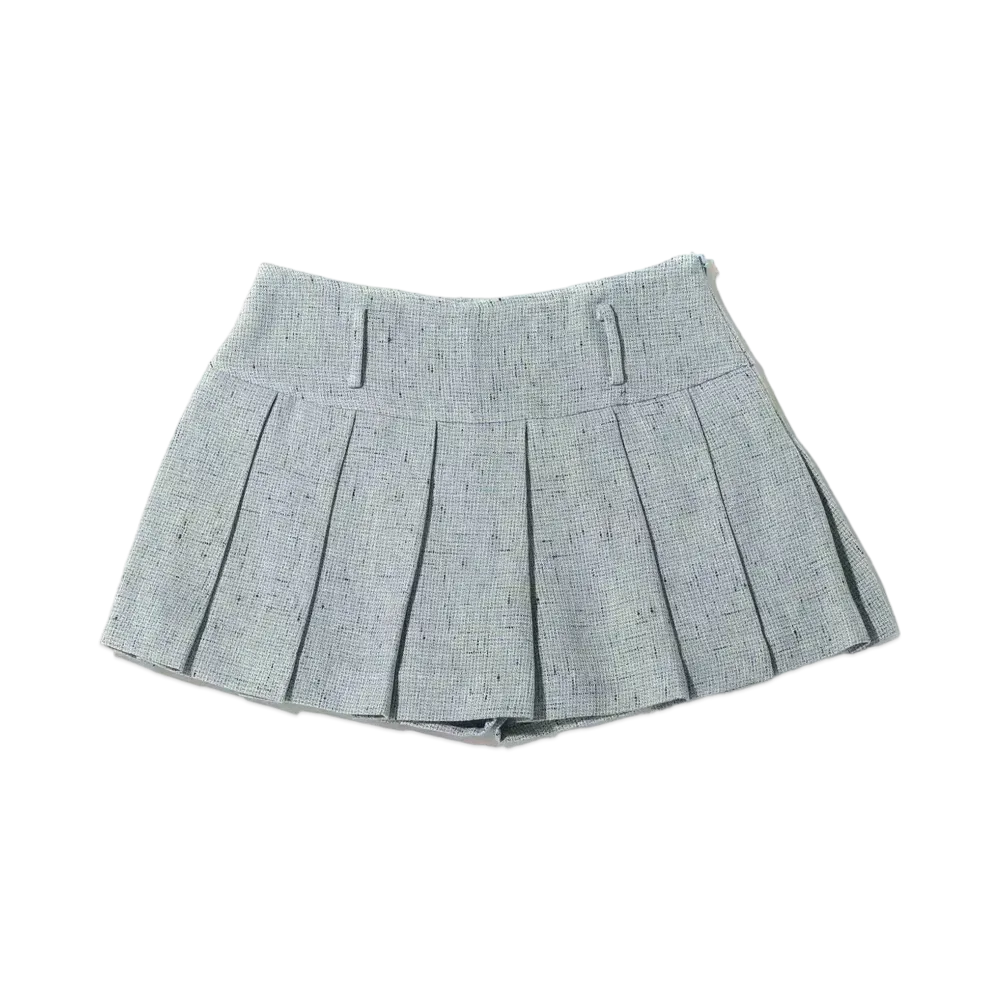 atmos pink Classic Pleated Miniskirt "Blue"