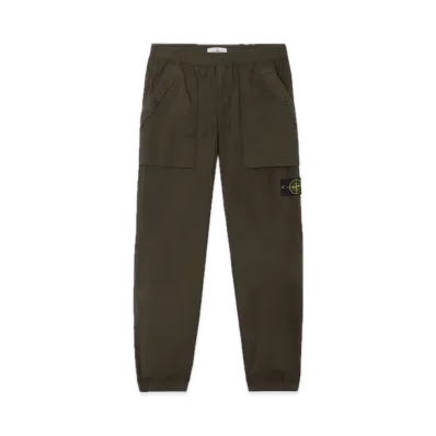 Stone Island 3100017 Stretch Cotton Tela Paracadute "Military Green"