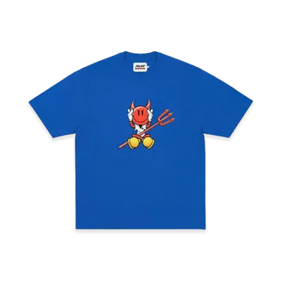 PALACE x WORLD INDUSTRIES T Shirt "Blue"