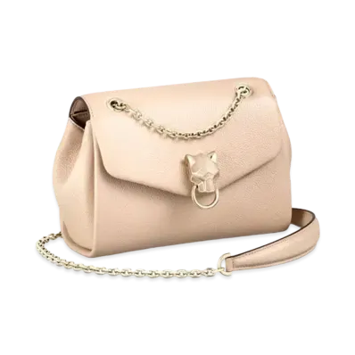 Cartier Mini Model Chain Bag, Panthere de Cartier "Light Beige"
