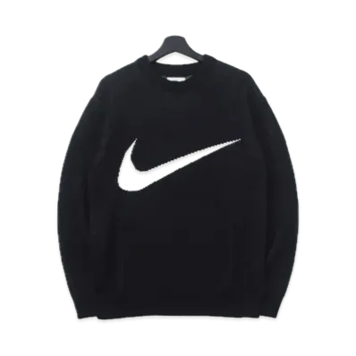 Supreme x Nike Swoosh Sweater "Black"
