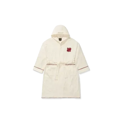 UNDEFEATED x Muhammad Ali Jacquard Terry Boxing Robe "White"