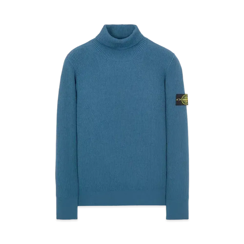 Stone Island 525C2 FULL RIB PURE WOOL "Teal"