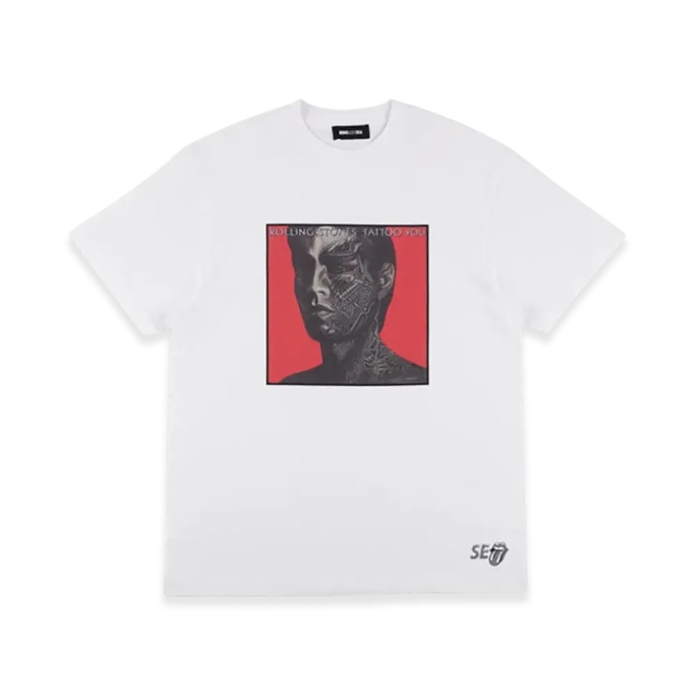 WIND AND SEA x The Rolling Stones Tatoo You Tee "White"