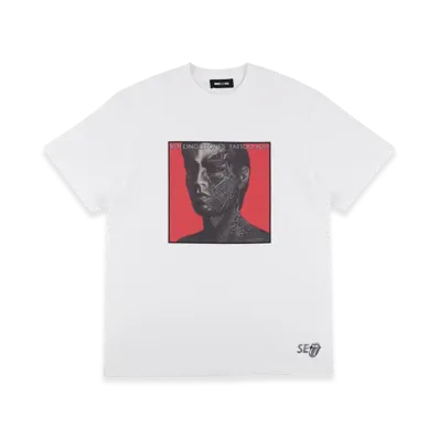 WIND AND SEA x The Rolling Stones Tatoo You Tee "White"