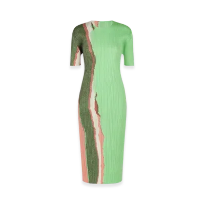 PLEATS PLEASE ISSEY MIYAKE Grainy Colors "Mint Green"