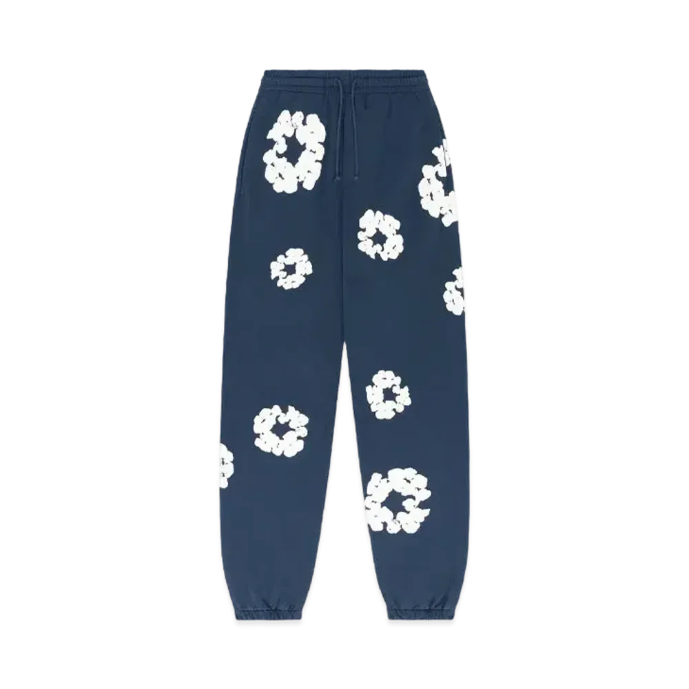 DENIM TEARS The Cotton Wreath Sweat Pants "Navy"